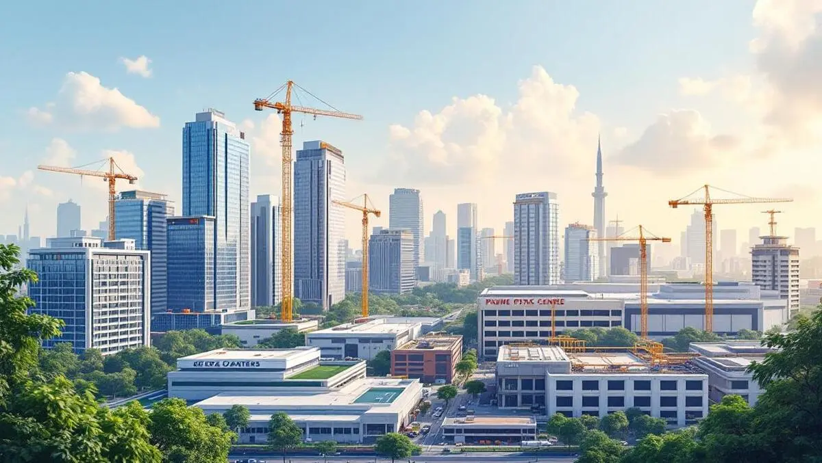 Modern office buildings data centers logistics warehouses mumbai pune