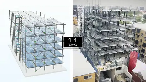 7 floors 11 days
