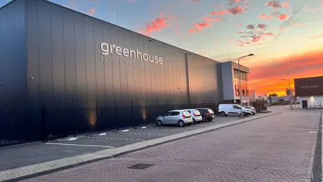    greenhouse sunset