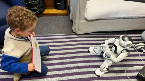 Boy and bot