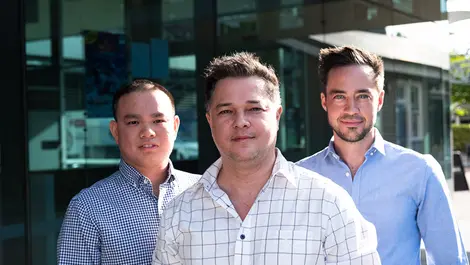 Mandalay venture partners  l r  timothy hui  mark gustowski and philippe ceulen