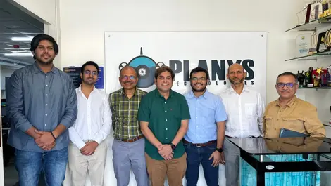 Planys founders with ashish