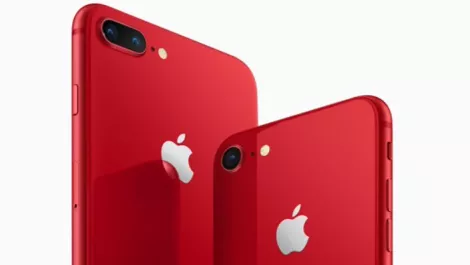 Red iphone